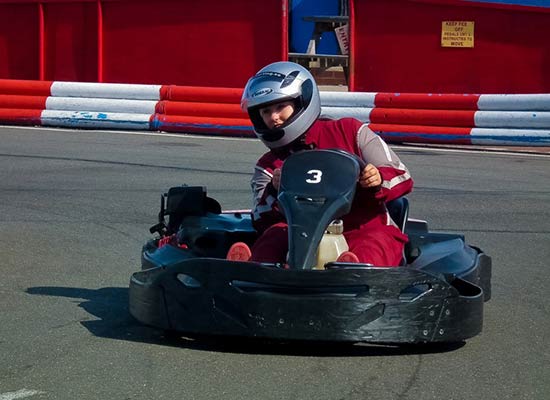 Go go-karting at Chequered Flag