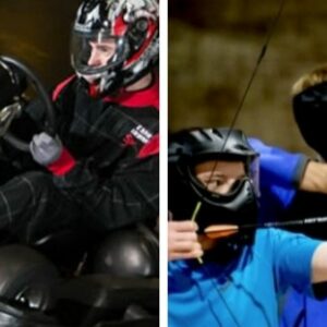 Bangor: 20 min go-karting and 1 hour archery tag at Eddie Irvine Sports